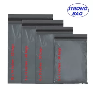 100 Mixed Postage Parcel Mailing Bags Plastic Post Mailer Self Seal Packing Mail - Picture 1 of 24