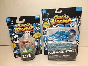 SUBWAY SURFERS SHORTIES SKATING JAKE FIGURE + FRESH KICKS YOUR ROYAL FLYNESS NEW - Picture 1 of 2