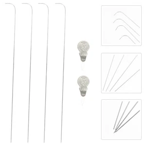 2 Sets Nadeln Einfädeln Perlennadel Schmuckherstellungszangen Perlenwerkzeuge - Bild 1 von 12
