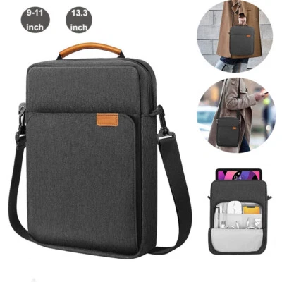 For iPad Galaxy Tab 9-11/13.3 inch Tablet Carry Case Pouch Shoulder Bag Handbag - Image 1 of 4