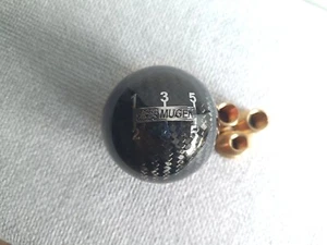 MUGEN CARBON 5SP shift gear knob HONDA CIVIC EG EK EP FN INTEGRA ACCORD EURO CRX - Picture 1 of 4