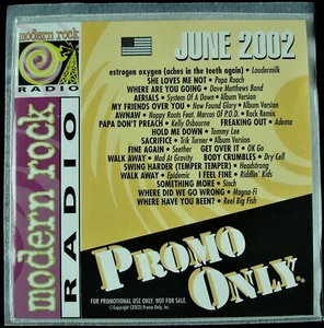 PROMO ONLY "MODERN ROCK JUNE 2002" DJ PROMO CD COMPILATION SEETHER, SINCH *NEW* - Picture 1 of 3