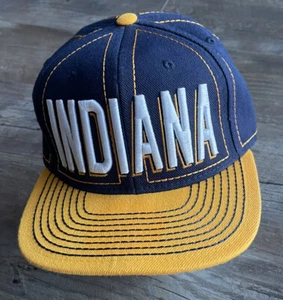 Rare NBA Indiana Pacers Snapback baseball hat cap - Pit Bull Brand 100% Acrylic - Picture 1 of 10