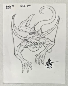 Gargoyles #4 Cover Rough Sketch Pencils Ken Haeser Dynamite Entertainment Disney - Bild 1 von 1