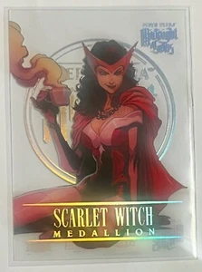 Medaglioni Fleer Ultra Midnight Sons 2023 acetato SCARLET WITCH SSP rari - Foto 1 di 2