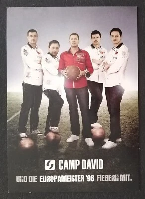 0892 Europameister '96 DFB Autogrammkarte Werbekarte - Bild 1 von 2