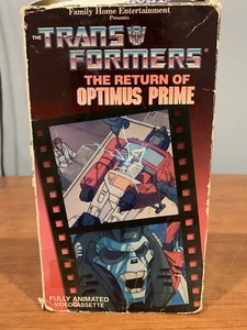 IGS Transformers: The Return of Optimus Prime sealed VHS 1987 FHE 7/8 EX/NM - Picture 1 of 4