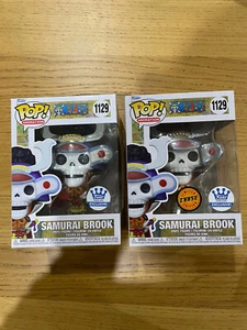 Animation One Piece Samurai Brook Common And Chase Set Funko Pop Vinyl - Picture 1 of 6