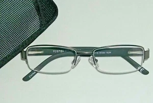 Foster Grant Men's Wilder Gunmetal Frame Compact Reading Glasses +1.00 #004 - Imagen 1 de 3