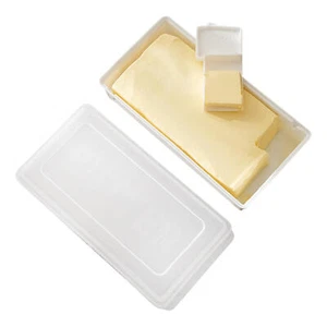 Butter Dish With Lid Leak-proof Cheese Box With Cutter Slicer - Picture 1 of 12