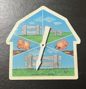 Pen The Pig Board Game 1990 Golden Kids Farm Game Pieces Parts: Spinner - Picture 1 of 2