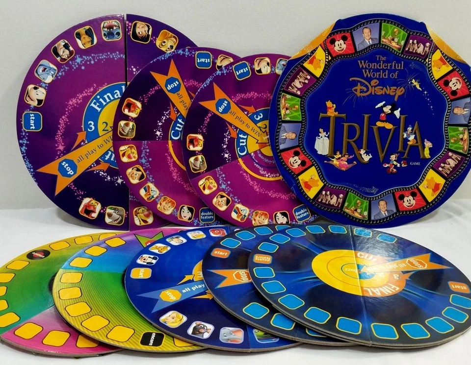 Lote de 9 tableros de juego Scene It? Lote Mixto Original Música TV Trivia Disney Foto 1 de 4