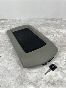 2004-2006 Nissan Titan Center Console Lid Armrest 96920-7S000 Grey Gray w/ Key - Picture 1 of 14