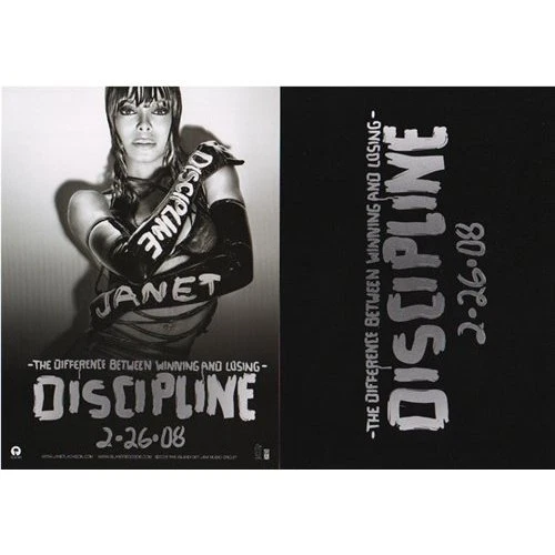 Janet Jackson poster Discipline - promo poster - 11 x 17 inches - Image 1 of 1
