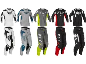 Fly Racing Kinetic Mesh Sym Center DBK Jersey & Pant Combo Set Vented Gear MX 25 - Picture 1 of 38
