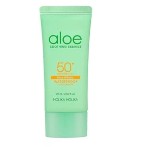 [HOLIKA HOLIKA] Aloe Soothing Essence Waterproof Sun Cream 70ml/Korean Cosmetics - Picture 1 of 1