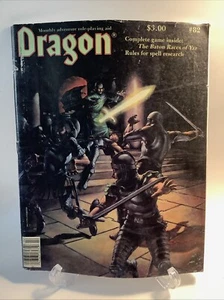 Dragon Magazine #82 TSR Dungeons and Dragons Roleplaying Baton Races Of Yaz - Picture 1 of 4