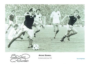 Archie GEMMILL Signed Autograph Ltd Edition Print Scotland World Cup +Dealer COA - Picture 1 of 1
