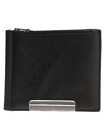 COACH Two-Fold Wallet Leather BLK Men C8272 QB BK