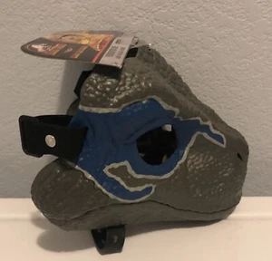 Jurassic World Velociraptor BLUE Dinosaur Dino Mask Camp Cretaceous NEW - Picture 1 of 5
