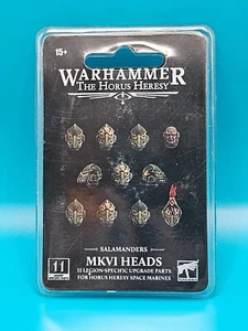 Salamanders MKVI Heads Warhammer Horus Heresy Forgeworld - Picture 1 of 2