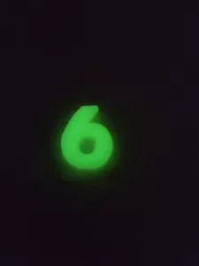 Vintage 1965 Transogram Green Ghost Game Glow in the Dark Number 6 Parts - Picture 1 of 1