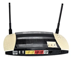 Zyxel Speedline 5501 WLan Router gebraucht Schwarz, Weiß - Afbeelding 1 van 4