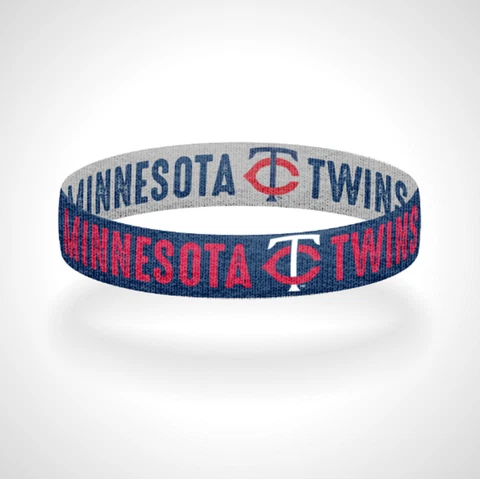 Reversible Minnesota Twins Bracelet Wristband Twins Territory Cover