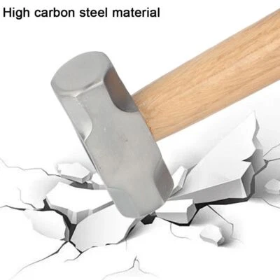 High Carbon Steel Fitter Hammer Wood Handle Hammer  Home Improvement - image 1 of 4