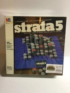 Vintage Strata 5 board game 1984 Milton Bradley #4407 - Picture 1 of 3