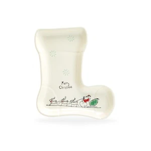 Grace Teaware Santa's Sleight Ride Stocking Serving Tray - Picture 1 of 2