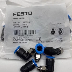 5 PIEZAS NUEVO QSML-M5-6 153335 Para Conector FESTO Envío Gratis - Imagen 1 de 1