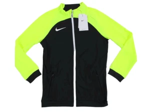 Nike NEW Dri-Fit Full Zip Academy Pro Boy Youth Medium Black Track Jacket DH9283 - Picture 1 of 12