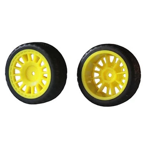Ruote e pneumatici drift esagonali 12 mm per RC 1/10 On-Road Touring RC Drift Car (giallo) - Foto 1 di 2