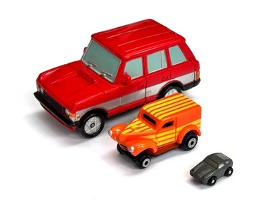 MICRO MÁQUINAS 1990 TRIPLESIDERS RANGE ROVER WILLYS VAN PORSCHE Foto 1 de 3
