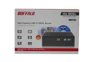 Buffalo BRXL-16U3 MediaStation USB 3.0 BDXL Blu-Ray Burner - Free Shipping - Afbeelding 1 van 7