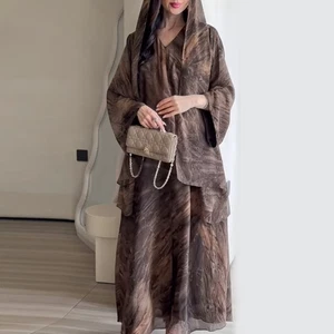 Mujeres Musulmanas Hijab Vestido Largo Abaya Dubai Abierto Caftán Cárdigan Kimono Maxi Bata - Imagen 1 de 22