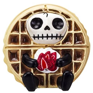 Furrybones Puffle Skeleton in Waffle Costume Figurine - Picture 1 of 2