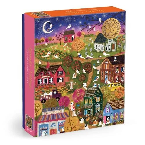 GALISON Joy Laforme Spooky Village 1000 Piece Foil Puzzle