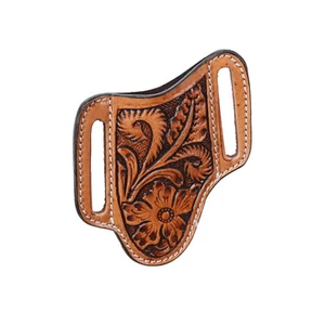 Showman Floral Tooled Knife Sheath - Picture 1 of 1