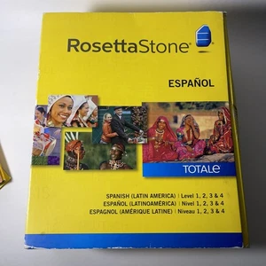 Rosetta Stone Spanish (Latin America) Vers. 4 Level 1-4 Español No Headphones - Picture 1 of 3