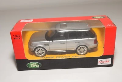 * RASTAR LAND ROVER RANGE ROVER SPORT METALLIZZATO GRIGIO ARGENTO COME NUOVO ... - Immagine 1 di 3