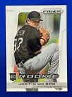 2013 Panini Prizm Justin Wilson ROOKIE CARD #297 Pirates 92C. rookie card picture