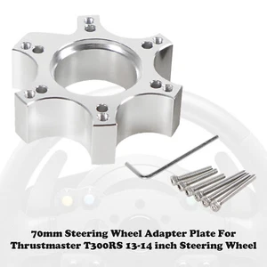 70mm Steering Wheel Adapter Plate For Thrustmaster T300RS 13/14in Steering Wheel - Picture 1 of 16