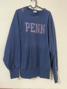 CHAMPION REVERSE WEAVE PENN STATE BLAU SWEATSHIRT HERREN GEBRAUCHT GRÖSSE L HERGESTELLT IN USA - Bild 1 von 2