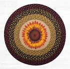 Earth Rugs RP-919 Sunflower Round Patch 27" x 27"