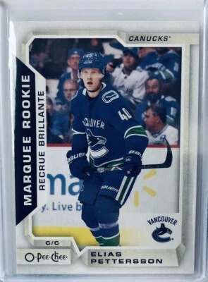 2018-19 Elias Pettersson O-PEE-CHEE Marquee Rookie 18/19 - Image 1 of 2
