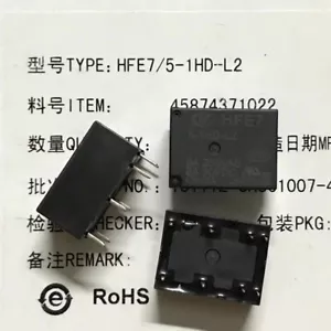 HongFa HFE7 5-1HD-L2 Electromagnetic Relay 8A 250VAC 8Pins - Foto 1 di 1