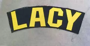 PITTSBURGH PIRATES GAME USED JERSEY NAME PLATE - LEE LACY - 1984 LAST YEAR - Picture 1 of 1