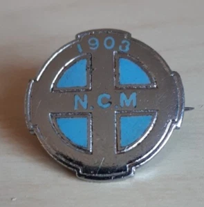 Mystery Vintage Enamel Pin Badge NCM 1903, Masonic? Military? Sports Or Club? - Picture 1 of 2